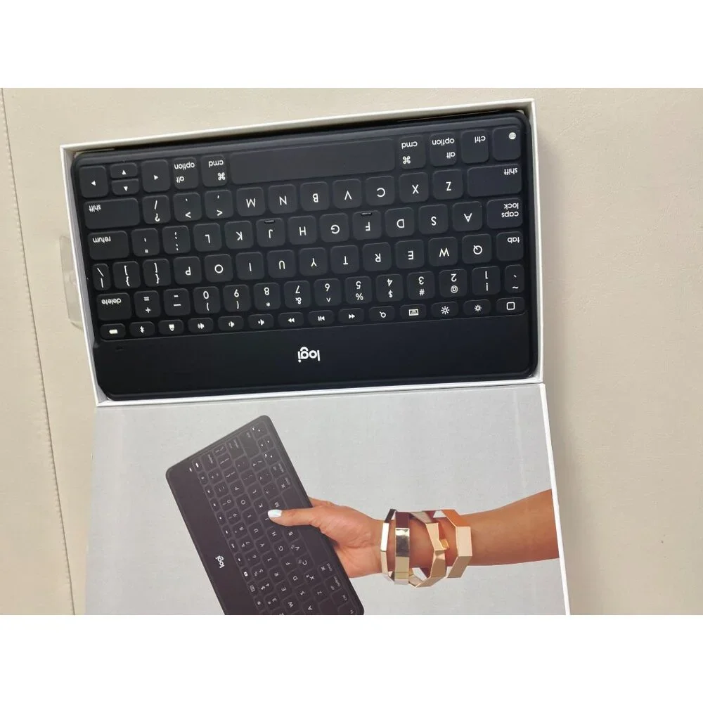 NEW Logitech Keys-To-Go Ultra Slim Bluetooth Keyboard For iPhone/iPad/Apple TV